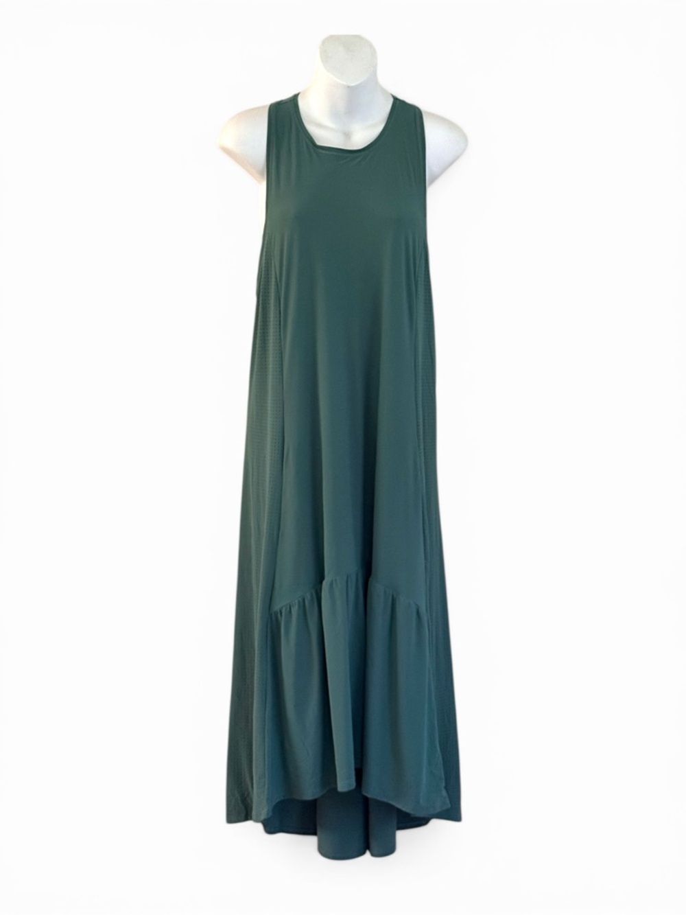 Sweaty Betty Ace Racerback Midi Dress green size medium high low workout dress